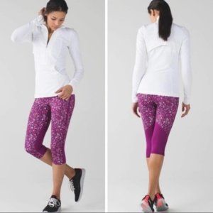 Lululemon Real Quick Crop Paradise Camo Multi